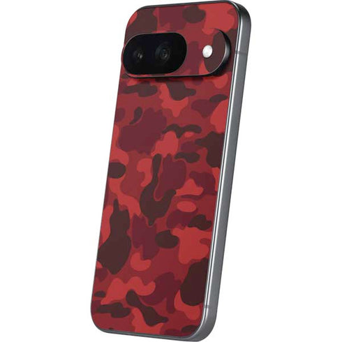 Red Street Camo Google Pixel 9 Skin